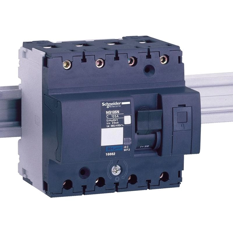 Interruptor Termomagnético 125N tetrapolar 50A curva C